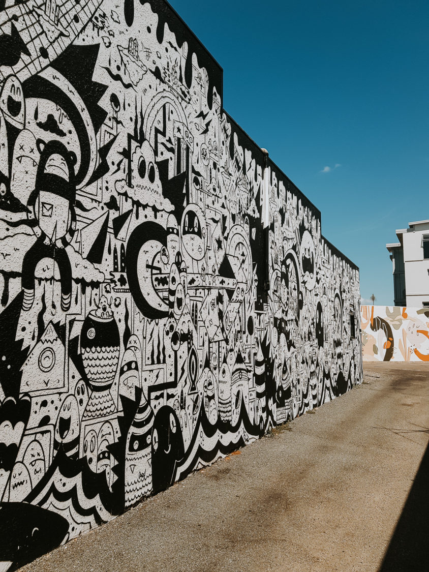 Street Art in an alley in Mount Maunganui