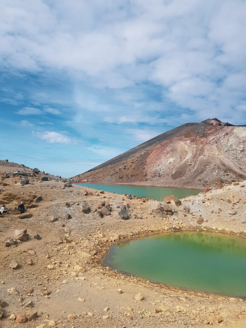 Emerald lakes in Tongariro Crossing