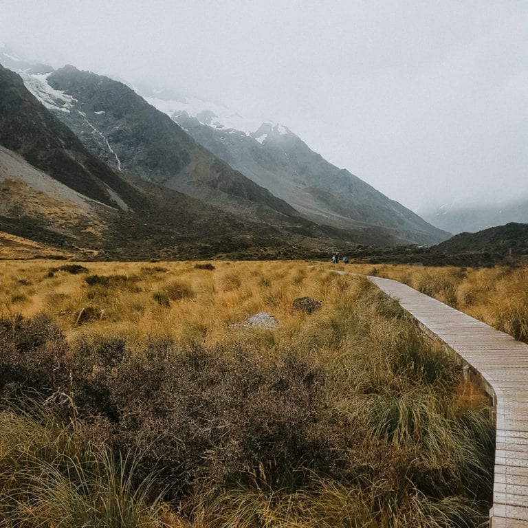 This is how hiking in Mt Cook looks like