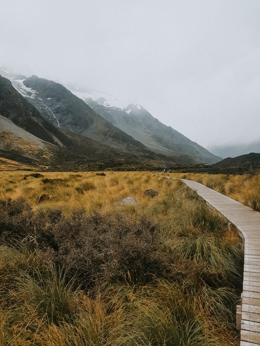 This is how hiking in Mt Cook looks like