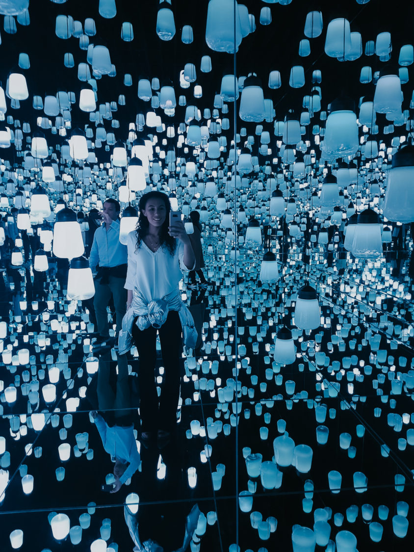 teamlab Borderless - forest of resonating lamps