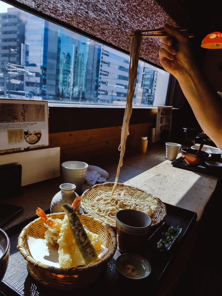 Soba noodles in Kyoto 2