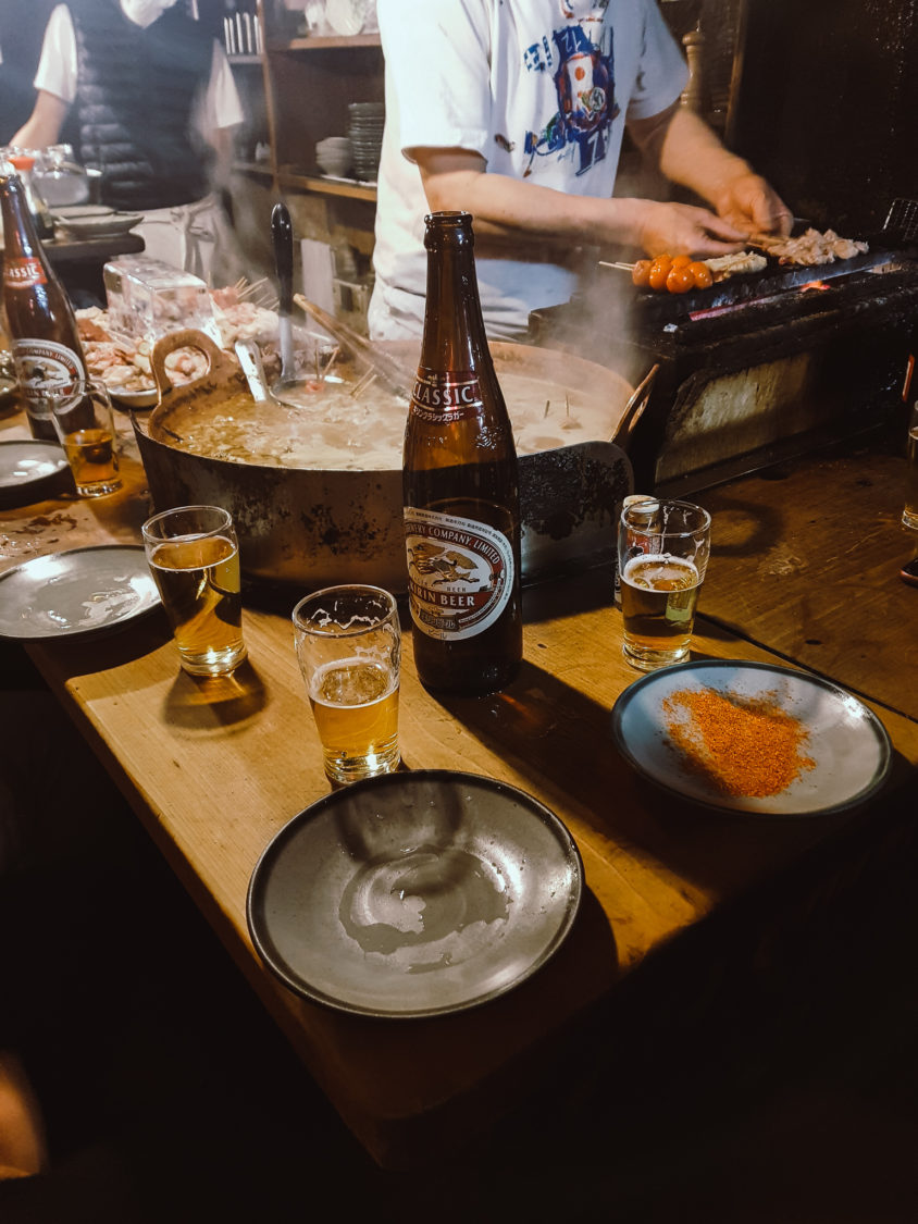 Eating Yakitori in Piss Alley