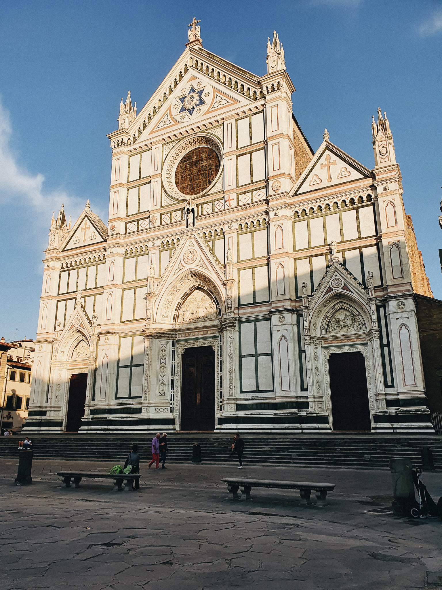 Facade of Basilica di Santa Croce