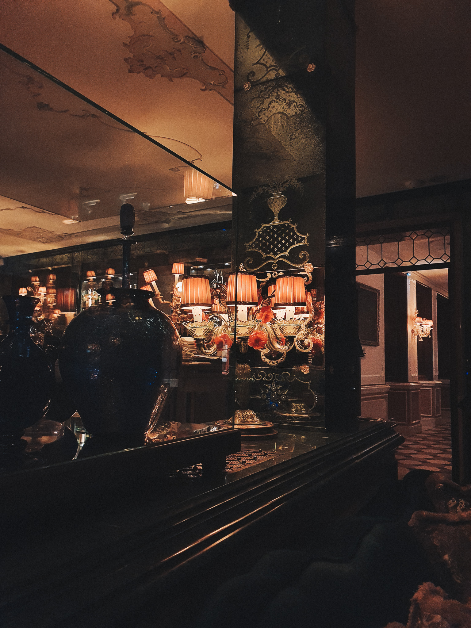 The inside of Bar Longhi in Gritti Palace Hotel, Venice II