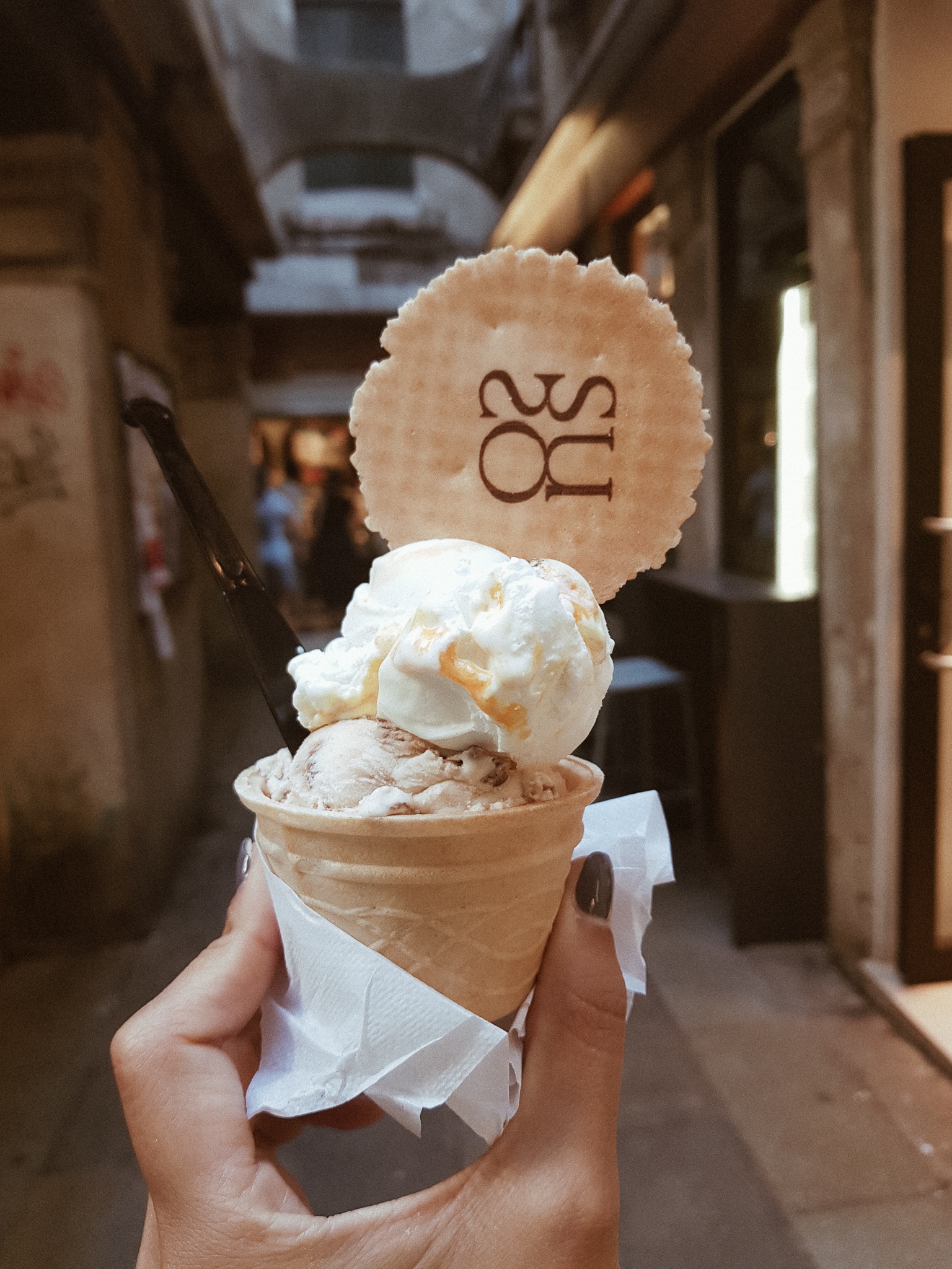 Ice cream of Suso in Venice